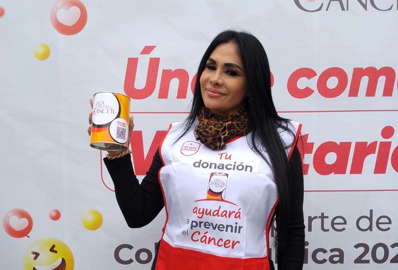 YOLANDA Y ALMA BELLA APOYAN LA LIGA CONTRA EL CANCER